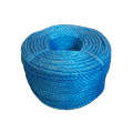 3 strands blue polypropylene rope in split film